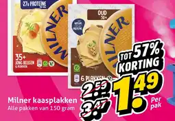 Hoogvliet Alle Milner kaasplakken aanbieding