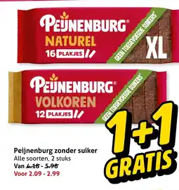Hoogvliet Alle Peijnenburg zonder suiker aanbieding