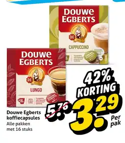 Hoogvliet Douwe Egberts koffiecapsules aanbieding