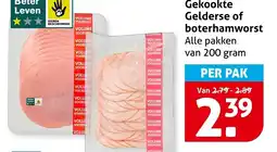 Hoogvliet Alle Gekookte Gelderse of boterhamworst aanbieding