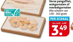 Hoogvliet Alle verse pangafilet, wokgarnalen of roerbakgarnalen aanbieding