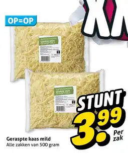 Hoogvliet Alle Geraspte kaas mild aanbieding