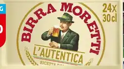 Hoogvliet Birra Moretti aanbieding