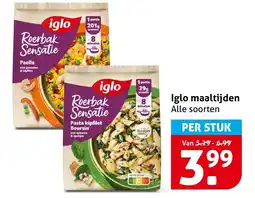 Hoogvliet Alle Iglo maaltijden aanbieding
