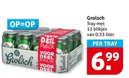 Hoogvliet Grolsch aanbieding