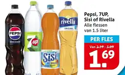 Hoogvliet Alle Pepsi, 7UP, Sisi of Rivella aanbieding