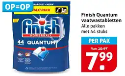 Hoogvliet Finish Quantum vaatwastabletten aanbieding