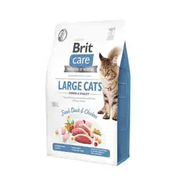 Pets Place Brit Care Large Cats Power & Vitality - Kattenbrokken - Eend&Kip 400 g aanbieding