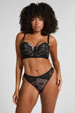Wehkamp Hunkemöller string Lou zwart aanbieding