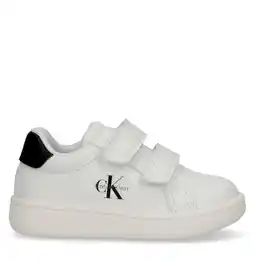 Wehkamp Calvin Klein Ziggy sneakers wit/zwart aanbieding