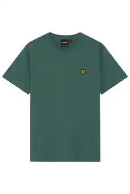 Wehkamp Lyle & Scott regular T-shirt groen aanbieding