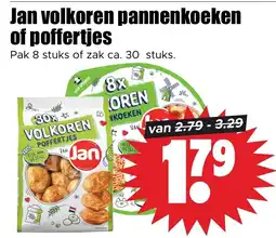 Dirk Jan volkoren pannenkoeken of poffertjes aanbieding