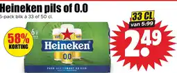 Dirk Heineken 0.0 aanbieding