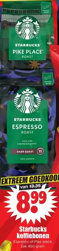 Dirk Starbucks koffiebonen aanbieding