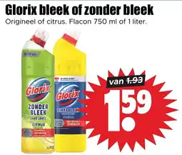 Dirk Glorix bleek of zonder bleek aanbieding