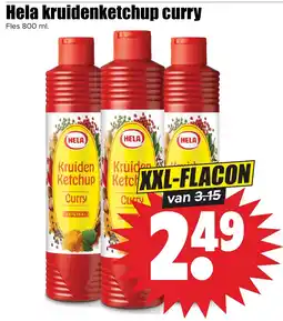 Dirk Hela kruidenketchup curry aanbieding