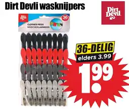 Dirk Dirt Devil wasknijpers aanbieding