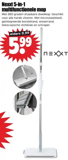 Dirk Nexxt 5-in-1 multifunctionele mop aanbieding