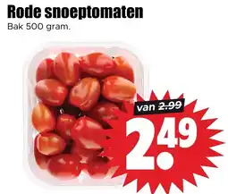 Dirk Rode snoeptomaten aanbieding