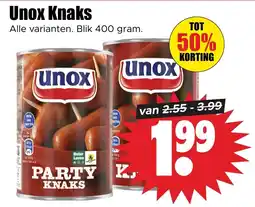 Dirk Unox Knaks aanbieding