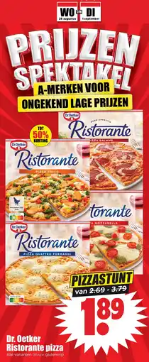 Dirk Dr. Oetker Ristorante pizza aanbieding