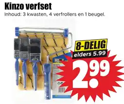 Dirk Kinzo verfset aanbieding