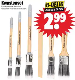 Dirk Kwastenset aanbieding