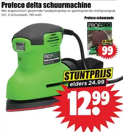Dirk Profeco delta schuurmachine aanbieding