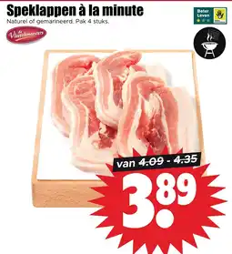 Dirk Speklappen à la minute aanbieding