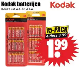 Dirk Kodak batterijen aanbieding