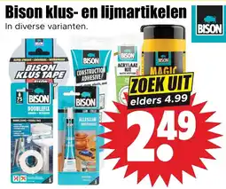 Dirk Bison klus- en lijmartikelen aanbieding