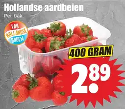 Dirk Hollandse aardbeien aanbieding