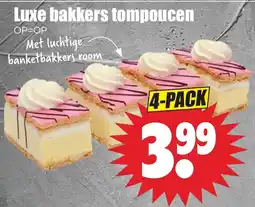 Dirk Luxe bakkers tompoucen aanbieding