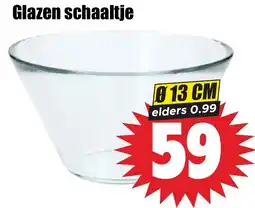 Dirk Glazen schaaltje aanbieding