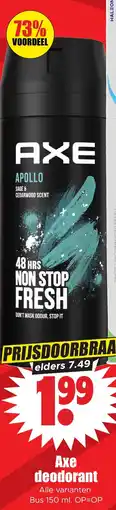Dirk Axe deodorant aanbieding