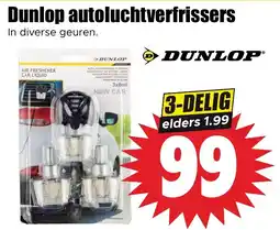 Dirk Dunlop autoluchtverfrissers aanbieding
