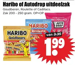 Dirk Haribo of Autodrop uitdeelzak aanbieding
