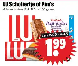 Dirk LU Scholiertje of Pim's aanbieding