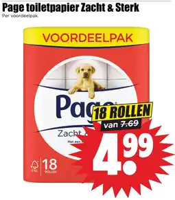 Dirk Page toiletpapier Zacht & Sterk aanbieding