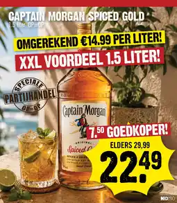 Super Dirck 3 Captain Morgan Spiced Gold aanbieding