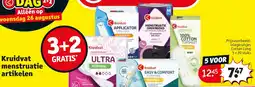Kruidvat Kruidvat menstruatie artikelen aanbieding