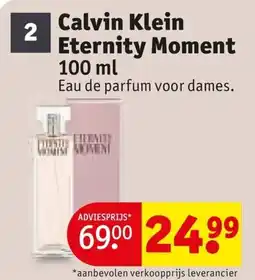 Kruidvat Calvin Klein Eternity Moment aanbieding