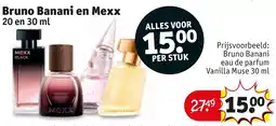 Kruidvat Bruno Banani en Mexx aanbieding