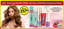 Kruidvat Wella, Wellaflex, New Wave en Wella Deluxe hairstyling aanbieding