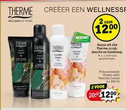 Kruidvat Therme wellness producten aanbieding