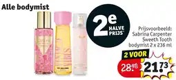 Kruidvat bodymist aanbieding