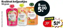 Kruidvat Kruidvat knijpzakjes aanbieding