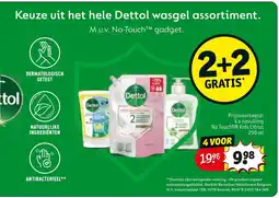 Kruidvat Dettol wasgel aanbieding