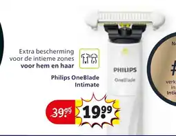 Kruidvat Philips OneBlade Intimate aanbieding