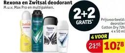Kruidvat Rexona en Zwitsal deodorant aanbieding